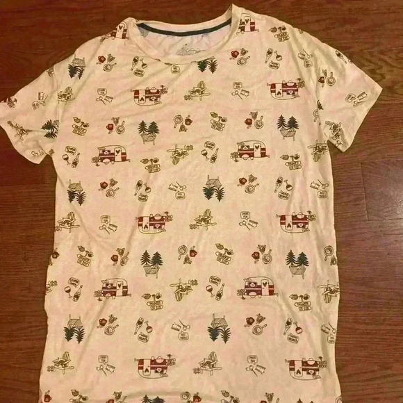 Camping Glamping Women's Oversized Nightgown Sleep Shirt size Large - Picture 5 of 9